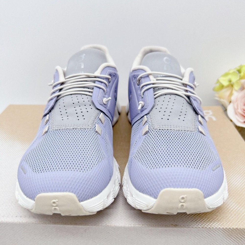 ON Cloud 5 Running Shoes Sneaker Nimbus/ Alloy Womens Size US 8.5 - Picture 2 of 8
